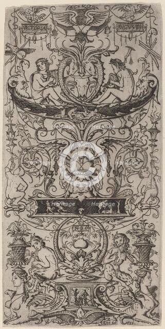 Ornament Panel: Victoria Augusta, c. 1507. Creator: Nicoletto da Modena.