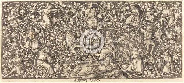 Ornament with the Tree of Jesse. Creator: Israhel van Meckenem.