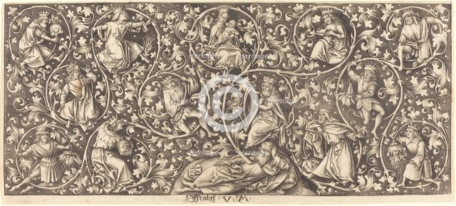 Ornament with the Tree of Jesse. Creator: Israhel van Meckenem.