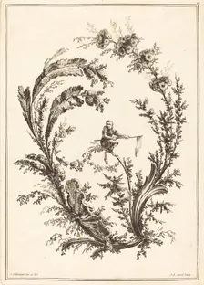 Ornament with a Monkey. Creator: Jean Jacques Avril