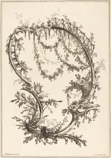 Ornament with a Strut and a Railing. Creator: Jean Jacques Avril