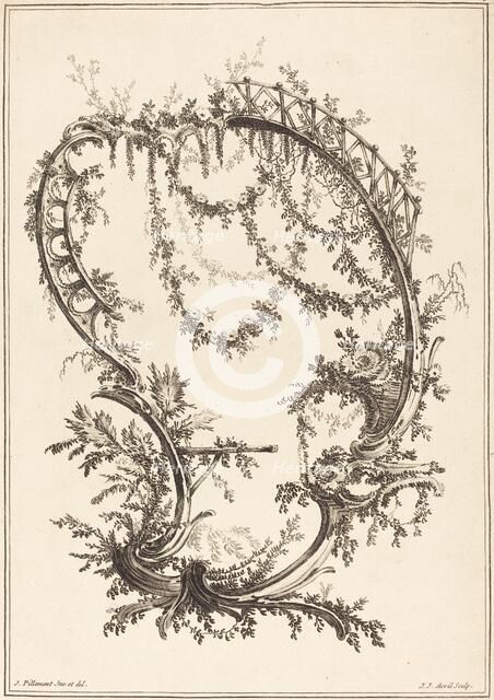 Ornament with a Strut and a Railing. Creator: Jean Jacques Avril.