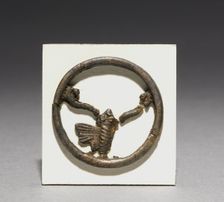 Ornament with Bat Design, 1200s. Creator: Unknown