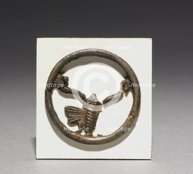 Ornament with Bat Design, 1200s. Creator: Unknown.