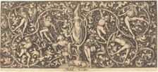 Ornament with Morris Dancers, c. 1490/1500. Creator: Israhel van Meckenem