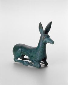 Ornament with Recumbent Deer, 6th/4th century B.C.. Creator: Unknown