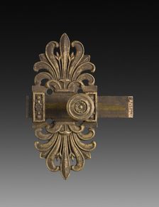 Ornamental Bolt, c. 1800. Creator: Unknown