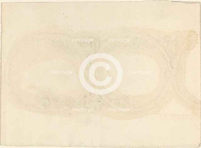 Ornamental Border Design with Winged Female Figures. Creator: John Flaxman.