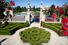 Ornamental box hedges, Episcopal Palace Garden, Castelo Branco, Portugal, 2009. Creator: Samuel Magal