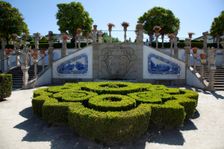 Ornamental box hedging, Episcopal Palace Garden, Castelo Branco, Portugal, 2009. Creator: Samuel Magal
