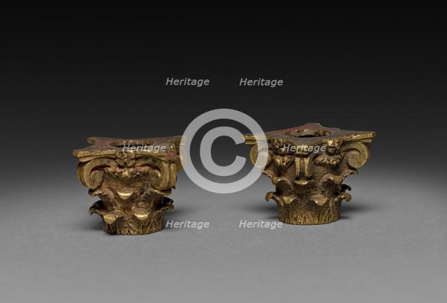 Ornamental Capital, 1775-1799. Creator: Unknown.