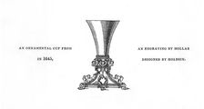 Ornamental cup, 1645, (1843).Artist: Henry Shaw