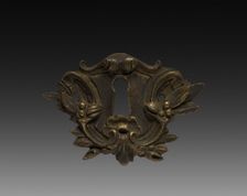 Ornamental Detail for a Keyhole, mid-1700s. Creator: Unknown