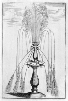 Ornamental fountain design, 1664. Artist: Georg Andreas Bockler