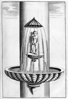 Ornamental fountain design, 1664. Artist: Georg Andreas Bockler
