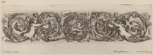 Ornamental Frieze with Cupid and Psyche, probably 1648. Creator: Stefano della Bella