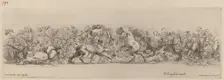 Ornamental Frieze with Grape Vine, probably 1648. Creator: Stefano della Bella