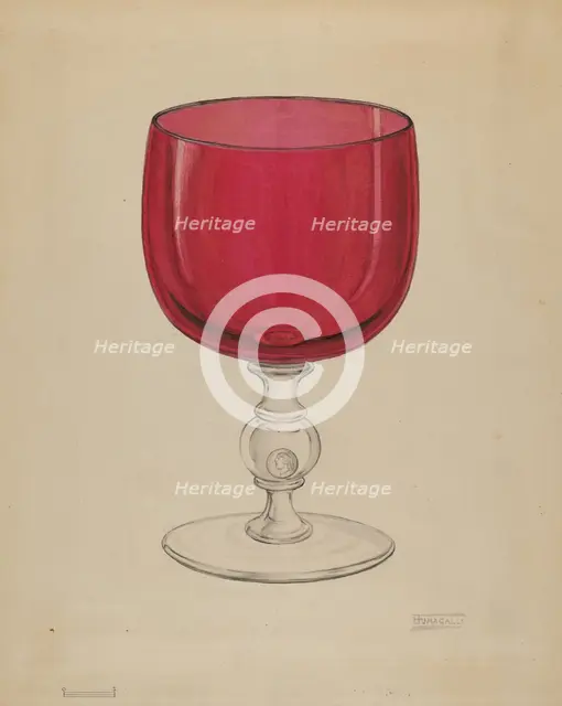 Ornamental Goblet, c. 1936. Creator: Frank Fumagalli.
