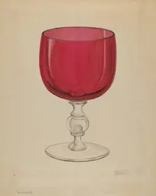 Ornamental Goblet, c. 1936. Creator: Frank Fumagalli