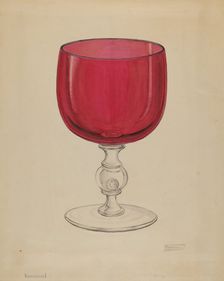 Ornamental Goblet, c. 1936. Creator: Frank Fumagalli