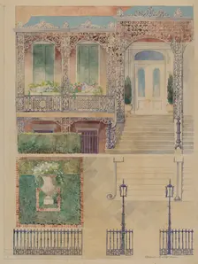 Ornamental Iron, c. 1936. Creator: Gilbert Sackerman