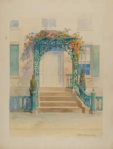 Ornamental Iron, c. 1936. Creator: Gilbert Sackerman