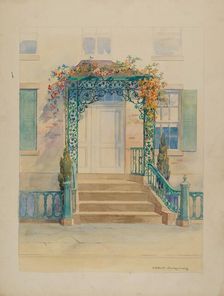 Ornamental Iron, c. 1936. Creator: Gilbert Sackerman