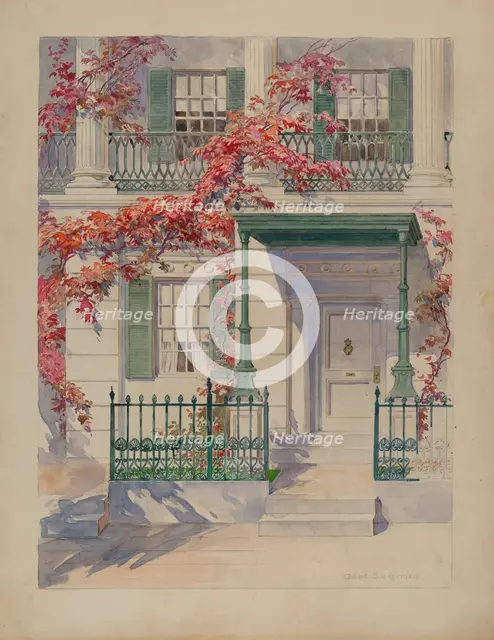 Ornamental Iron, c. 1936. Creator: Gilbert Sackerman.
