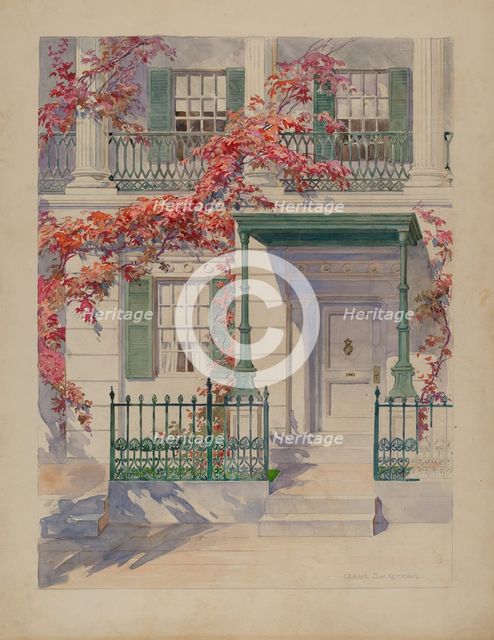 Ornamental Iron, c. 1936. Creator: Gilbert Sackerman.