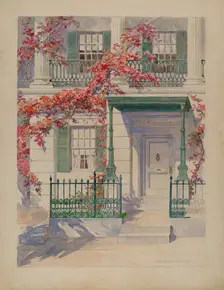 Ornamental Iron, c. 1936. Creator: Gilbert Sackerman