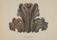 Ornamental Iron Leaf, 1938. Creator: Lloyd Charles Lemcke