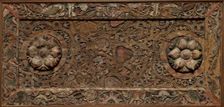 Ornamental Panel (from a Ceiling?), 500s (frame) and 700s (central panel). Creator: Unknown