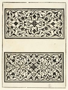 Ornamental Panels, n.d. Creators: Hans Rudolf Manuel Deutsch, Andrea Gessner