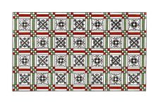 Ornamental pavement, 15th century, (1843).Artist: Henry Shaw