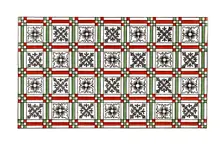 Ornamental pavement, 15th century, (1843).Artist: Henry Shaw