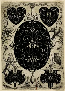 Ornamental Plate V, c. 1619. Creator: Jacques Hurtu