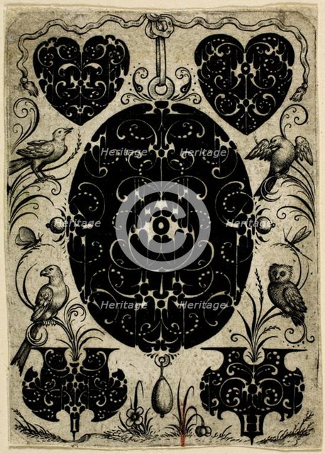 Ornamental Plate V, c. 1619. Creator: Jacques Hurtu.