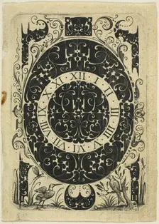 Ornamental Plate I, 1610/20. Creator: Jacques Hurtu