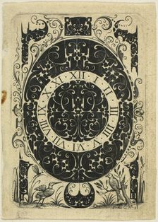 Ornamental Plate I, 1610/20. Creator: Jacques Hurtu