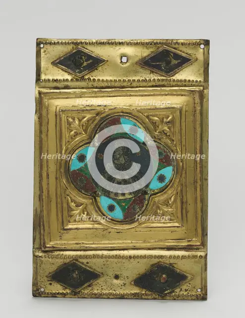 Ornamental Plaque, c. 1380-1400. Creator: Unknown.