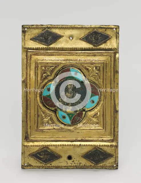 Ornamental Plaque (set of four), c. 1380-1400. Creator: Unknown.