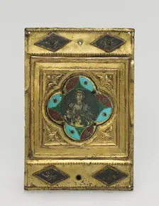 Ornamental Plaque (set of four), c. 1380-1400. Creator: Unknown