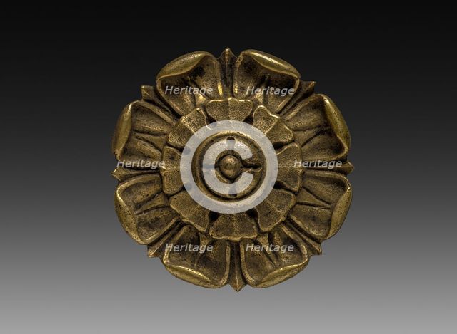 Ornamental Rosette, c. 1775-1825. Creator: Unknown.