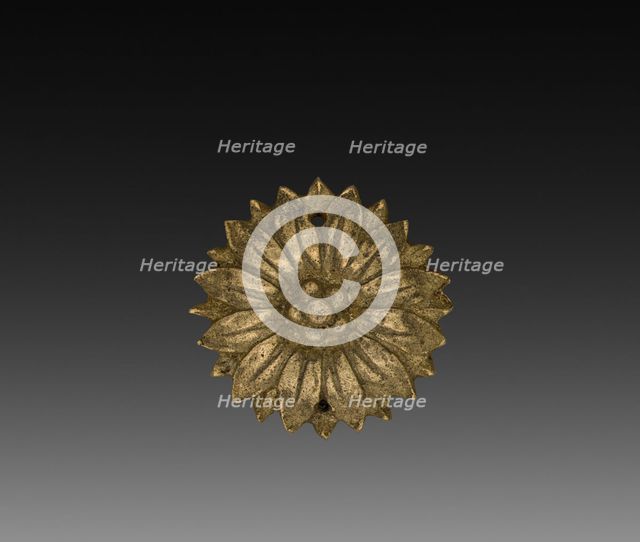 Ornamental Rosette, late 1700s. Creator: Unknown.