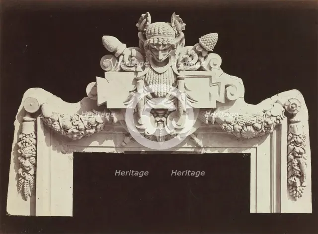 Ornamental Scupture, c. 1865-1872. Creator: Louis-Émile Durandelle (French, 1839-1917); Ducher et Cie., Editeurs.