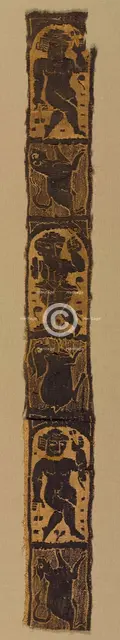 Ornamental Shoulder Bands from a Tunic, 500s. Creator: Unknown.