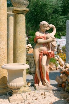 Ornamental Statues, Kefalonia, Greece. Creator: Peter Thompson
