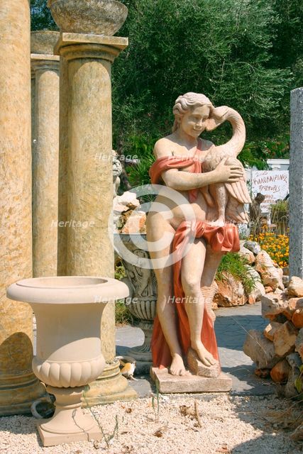 Ornamental Statues, Kefalonia, Greece. Creator: Peter Thompson.