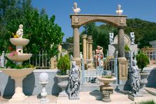 Ornamental Statues, Kefalonia, Greece. Creator: Peter Thompson