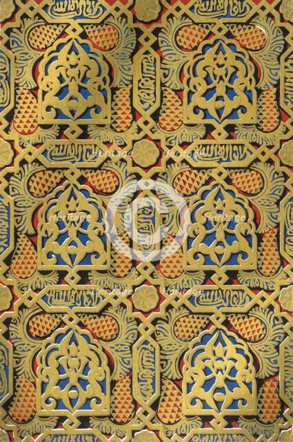 'Ornaments on panels, Hall of Ambassadors', 1907. Creator: Unknown.